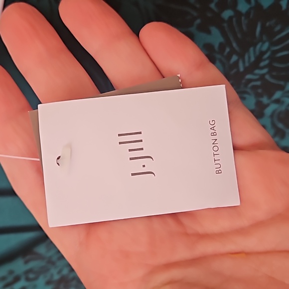 NWT J.Jill green paisley dress Women size- Medium petite stretchy - Picture 7 of 9